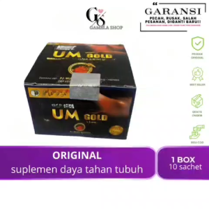 Kapsul herbal alami ekstra mineral dan vitamin ABC cap um gold 1 bok 10 shacet