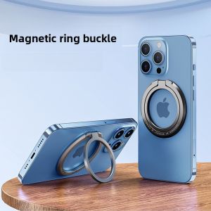 Magsafe Magnetic Ring Holder Stand Compatible with 15 14 13 Wireless Charging Car Mount Alloy Material Simple Style