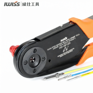 Iwiss | Heavy-Duty Wire Terminal Crimping Tool For Four-Core Cables