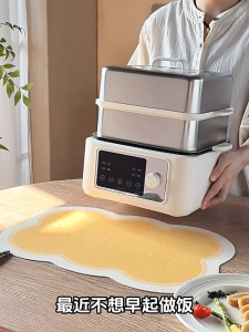 Electric Food Steamer 36L Large Capacity 4 Layers for Siomai Household Hot Pot Multifunction Stainless steel Smart Timer Pot Business Food Steamer