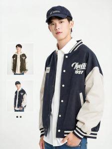 Warrior | Casual Letter Embroidery Baseball Jacket Male