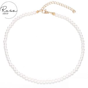 [SG Stock] Rozza Simple Pearl Necklace Casual For Woman