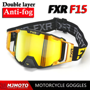 MJMOTO-FOX Motorcycle Riding Goggles Men Women Anti-fog Motocross Goggles Anti-impact Motorbike Goggles Lightweight Dirt Bike Goggles Breathable