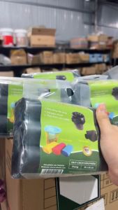 Túi 3 cuộn túi đựng rác tự hủy sinh học [ kích thước 55cm x 65 cm]