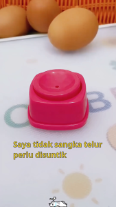 Alat Pembuka Dan Pemecah Telur Rebus Dengan Mudah Jarum Pelubang Telur Rebus