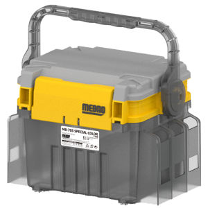 Double Layer Fishing Rod Reel Box Portable Fishing Tackle Carrier Case Multifunctional for Men Women for Outdoor Fishing