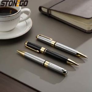 Bút Bi Cao Cấp STONEGOP Có Thể Thu Vào Đầu Bi Lăn Viết Êm Sang Trọng Dành Cho Ký Tên Thân Kim Loại.