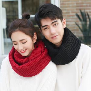 Khăn len ống choàng cổ quấn 2 vòng ấm áp thời trang mùa đông cho nữ và nam có nhiều màu đẹp KL.ONG-01