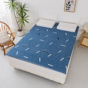 ม่านคลุมหมอนพาราสีหนาแบบมีซิปปิดเต็มตัว ผ้าฝ้ายผสมโพลีเอสเตอร์ พิมพ์ลายสี่เหลี่ยม สำหรับนักเรียนในจีนแผ่นดินใหญ่