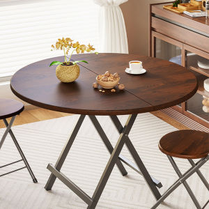 YOUDIANNIU | Folding Round Space-saving Dining Table