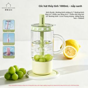 MODERN SWEETHOME | Ly Ống Hút Bằng Kính Borosilicate