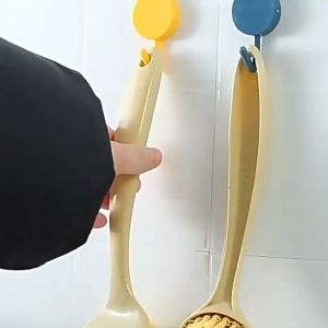 Sikat Gagang Bulat Pembersih Multifungsi Sikat Dapur Kuali Panci