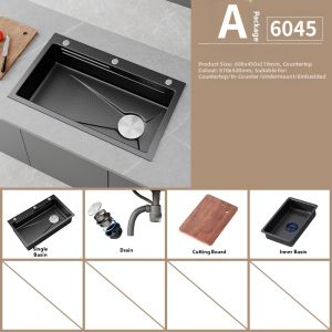 JOMOW | Honeycomb Reinforced SUS304 Stainless Steel Kitchen Sink