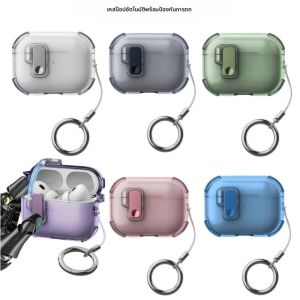 เคสป้องกันการกระแทกสำหรับ AirPods 4 สีลูกกวาดใส สำหรับ Airpods Pro 2 3 1 4th กล่องชาร์จ