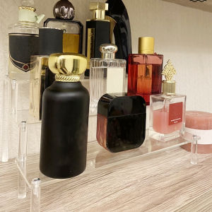 Home Storage Artifact Acrylic Display Stand Durable Display Rack For Cupcake Perfume Doll Trapezoidal Blind Box Storage Shelf