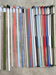 Tent Accessories Four-Leg Stall Sunshade Canopy Parts Jackstay Big Umbrella Bracket Foldable Cross Leg Canopy Tube Complete Collection