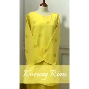 SIZE (XS- XL) | KURUNG RIAU PRINCESS | SONGKET TENUN  |  MUSLIAM WOMAN FASHION | COTTON 100%