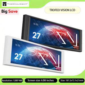 Thermalright Trofeo Vision IPS Full-Color LCD Screen 6.86 Inches/Magnetic/1280*480 Resolution/USB Type-C Port Display Screen