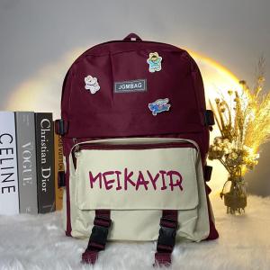 Tas Ransel Wanita Tas Sekolah Backpack Tas gendong Wanita Cewek Kekinian Gaya Korean Terbaru
