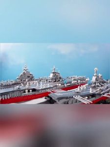 WW2 Battleship Army Set Building Blocks Toys Warship 3D Model with Minifigures Toys Gift for Boys
