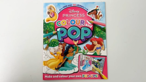Disney Princess Colour & Pop Colouring Book (80+ Stickers) With Pop Up Pages For Kids