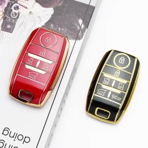 5/6 Buttons Fob Car Remote Key Case Cover For Kia New Sedona Grand Carnival Snugly Sorento L580 Kia Doule Carnival Accessories