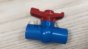 Pvc Blue Ball Valve 1/2 Inch-3/4 Inch-1inch Plastic Gate (20mm25mm32mm)