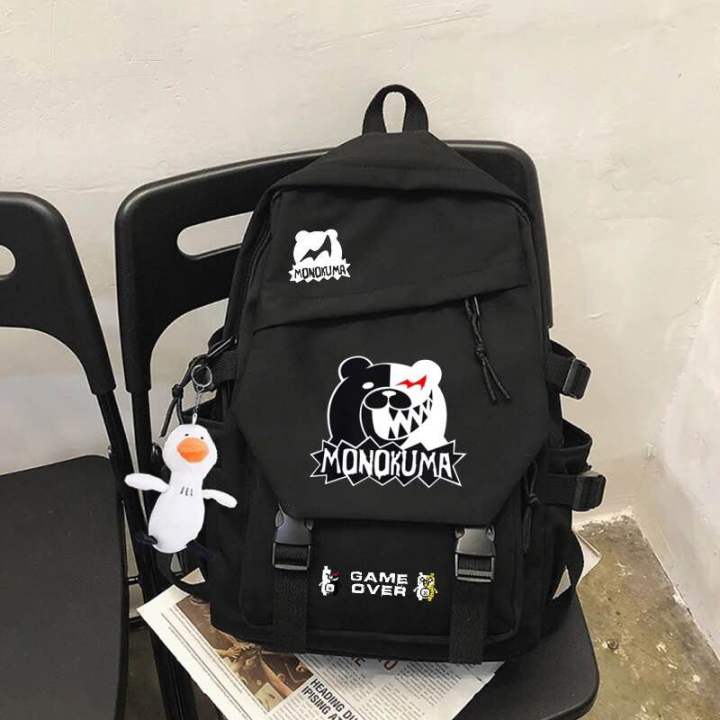 COD Tas Ransel Anime Monokuma Despair Tas Punggung Nilon Anime Attack On Titan Tas Sekolah Pria Wanita Kapasitas Besar Bagpack Bandung Backpack Korean Wibu