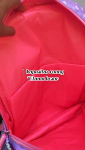 Tas Sekolah Anak Perempuan TK SD Kids Bag Backpack Multifungsi Model Pelangi / Ransel Remaja