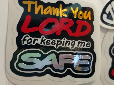 Waterproof sticker for motorcycle FADE PROOF