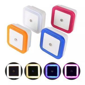 Sensor Control LED Night Light Wireless Baby Bedroom Toilet Wall Lamp Plug-in Closet Cabinet Light Stairway Porch Light