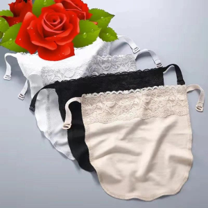 One-Piece Lace Cotton JK Chest Cover Thin Fake Collar Anti-Light Walking Casual Style Summer New Arrival Summer Collection