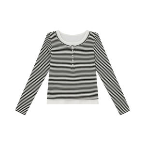 Color Block Casual Slim Fit T-Shirt