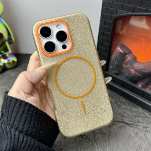 Luxury Bling Glitter 3 in 1 Magnetic Case For iPhone 16 16e 15 14 13 12 11 Plus Pro Max For Magsafe Wireless Charging Shockproof Back TPU Cover Casing