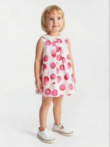 Jacadi | Girls Cotton Print Sleeveless Dress
