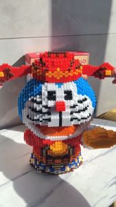 Mô hình doramon thần tài size 40cm Mô hình mom thần tài size lớn tặng kèm búa