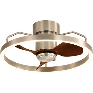 FANZHEN | Eye Protection Retro Quiet Aluminum Ceiling Fan Light