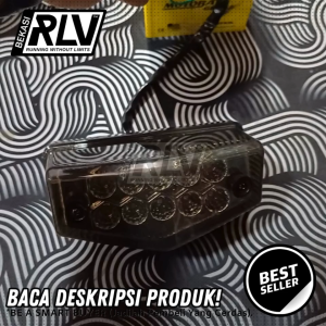 Lampu stop rx king LED stoplamp rx king new mika hitam dan merah