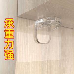 No-Drill Wall-Mounted Shelf Picture Hanging Bookcase Frame Fixed Bracket Plastic Storage Rack Home Decor Hooks in Guangdong