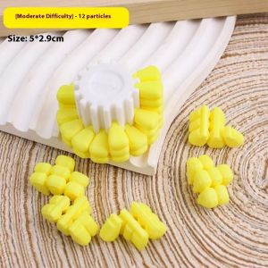 3D Printed Corn Fun Magic Cube Tetris Jigsaw Puzzle Toys Creative Stress Relief Unlock Brain Burning Teaser Desktop Novelty Gift