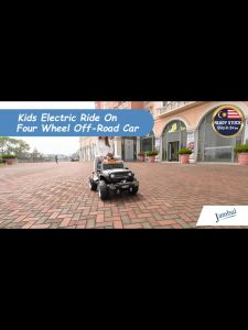 Kid Children Ride On Electric Off Road Car Jeep Vehicle Remote Control Kenderaan Kereta Budak Elektrik Kanak 儿童电动越野车 F33