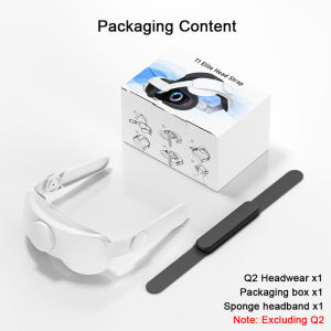 Compatible with Oculus Quest 2 Accessories Adjustable Head Strap Replacement for Enhanced Comfort Support and Gaming Immersion