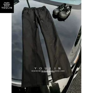 YOULIN | Klein Blue American Dragon Scales Summer Lightweight Breathable Sport Trousers Slim Fit