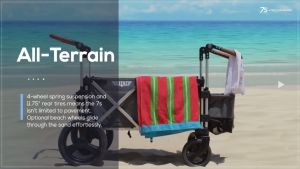 Keenz 7S 1.0: A Compact & Portable 2-Seater Stroller Wagon