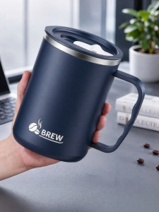 XIAOCHUSHU | Stainless Steel Male Office Household Drinkable Cup With Lid