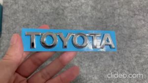 Logo TOYOTA - Màu Bạc - Loại Lớn cho các dòng xe hơi - oto TOYOTA CAMRY