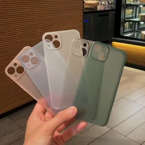 0,3MM Kulit Telepon Keras Transparan Matte untuk iPhone 16
