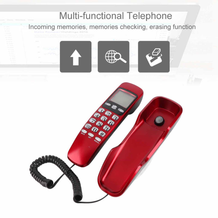 Home%20Telephone%20Mini%20Wall%20Telephone%20Home%20%20Hotel%20Incoming%20Caller%20ID%20LCD%20Display%20Landline%20Phone%20Telephone%20Wired%20Telephone%20-%20Image%202