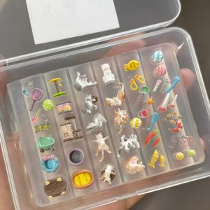 A Cartoon Silicone Nail Art Mold Cute Cat Headgear Hat Pillow Kindergarten 3D Nail Art Mold