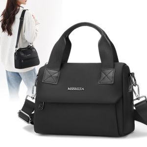 Casual Nylon Canvas Crossbody Bag for Women 2025 New Style Simple Versatile Multi-Pocket Single Shoulder Sling Bag